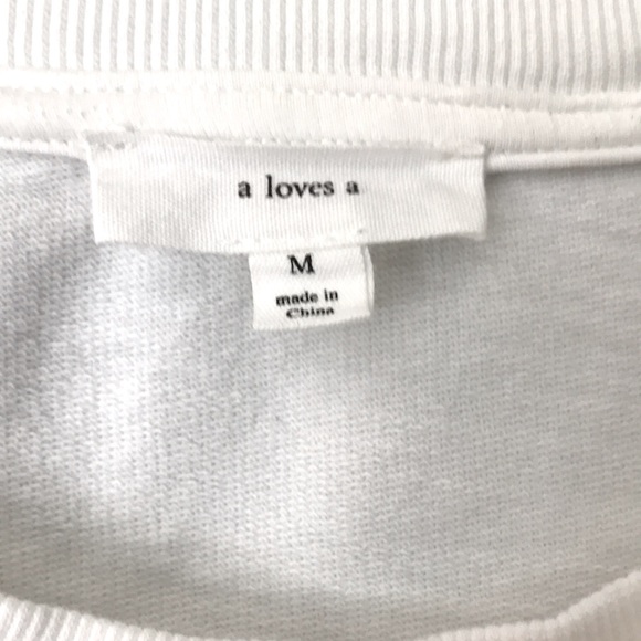 A Loves A White Cotton Casual Top. - Picture 3 of 5